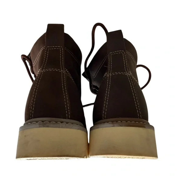 Wolverine Men's Loader Wedge Boots Dark Brown Leather Size 8 1/2 Medium Width - Picture 9 of 14